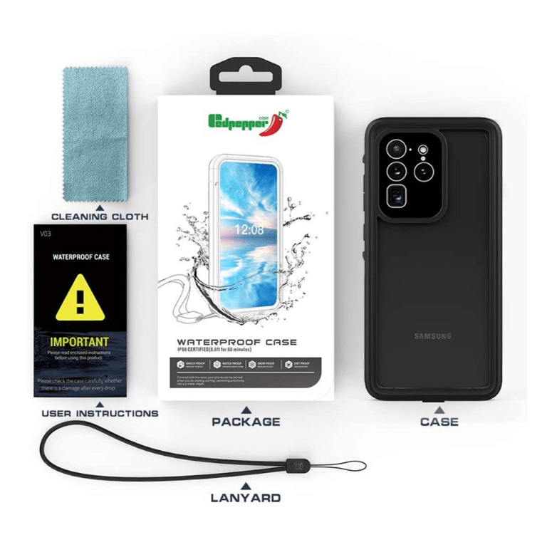 Dustproof sealed case for Samsung Galaxy S20 Ultra