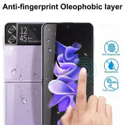 Screen Protector for Samsung Galaxy Z Flip 4 (3 in 1 Pack)