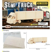 Semi Truck - Puzzle / 3D