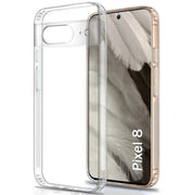 Silicone Case for Google Pixel 8 (clear) - Clear - Screen protector