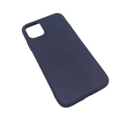 Silicone Case for iPhone 11 (Navy Blue) - Navy Blue - Phone cases
