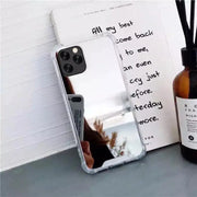 Silicone Case for iPhone 11 (Silver Mirror) - Silver Mirror - Phone cases