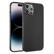 Silicone Case for iPhone 15 Pro Max (6.7”) (Black) - Black - Phone cases