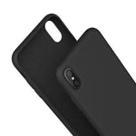 Silicone Case for iPhone X / XS (Black) - Phone cases