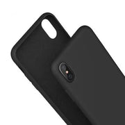 Silicone Case for iPhone X / XS (Black) - Phone cases