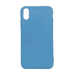Silicone Case for iPhone X / XS (Sky Blue) - Sky Blue - Phone cases