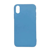 Silicone Case for iPhone X / XS (Sky Blue) - Sky Blue - Phone cases