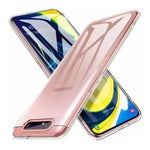 Silicone Case for Samsung Galaxy A80 / A90 (Clear) - Phone / Clear - cases