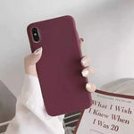 Silicone Case for Samsung Galaxy S10e - Phone / Maroon - cases