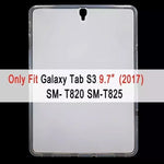 Silicone Cover for Samsung Galaxy Tab S3 9.7” - T820/T825 (Clear) - S3- / Clear - Phone/Tablet Accessories