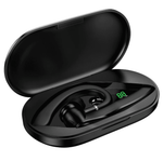 Bluetooth headset charging case with digital LED battery display