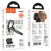 Bluetooth headset charging case with digital LED battery display