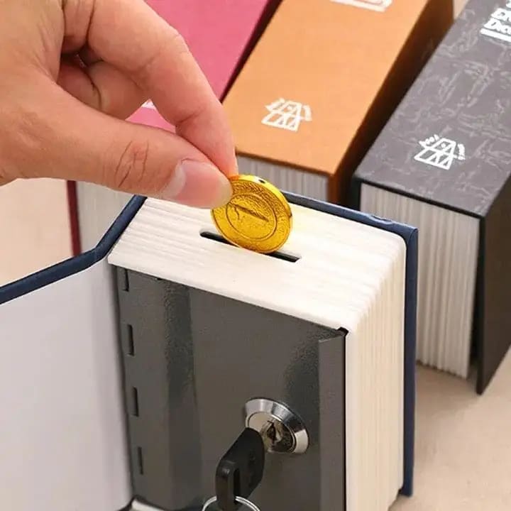 Small Book Safe (Lock Box) / Money Tin