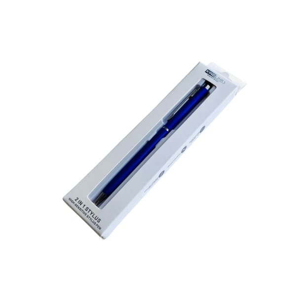 Stylus Pen (2 in 1) - Dual Touch (Navy Blue)