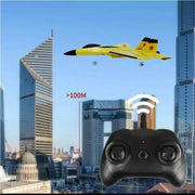 SU35 Remote Control Glider Aircraft FX620 FX820 2.4G with LED Lights - Yellow