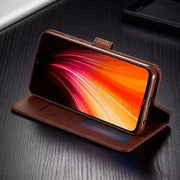 Synthetic Leather Flip Case for Samsung Galaxy S21 Plus (Brown) - Phone / Brown - cases