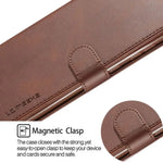 Synthetic Leather Flip Case for Samsung Galaxy S6 (Brown) - Phone / Brown - cases