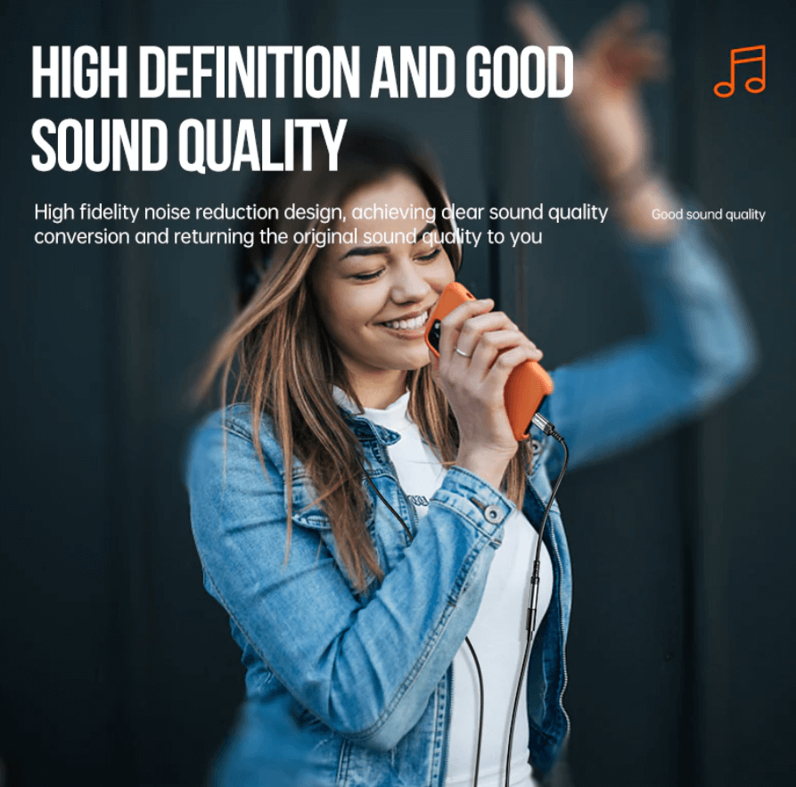 Type C to AUX Adapter NZ High Quality Sound