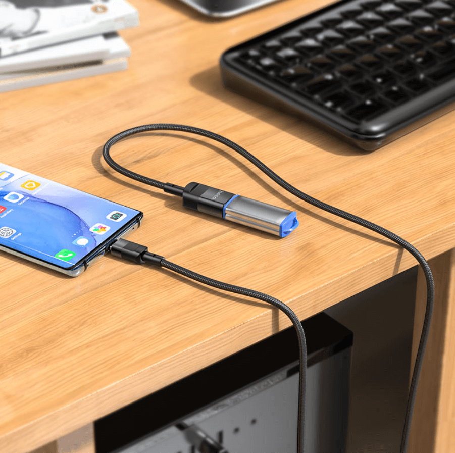 U107C braided Type-C Extension Cable design