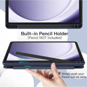 Ultra-Thin PU Leather Magnetic Case with Pencil Holder for Samsung Galaxy Tab A9+ Plus – Full Body Protective Folio
