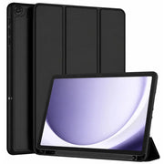 Ultra-Thin PU Leather Magnetic Case with Pencil Holder for Samsung Galaxy Tab A9+ – Full Body Protective Folio Cover
