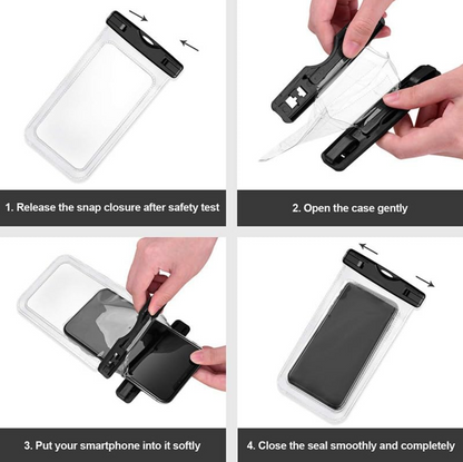 Universal Waterproof Mobile Phone Protection Pouch guide