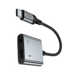UPA34 2-in-1 USB-C to 3.5mm Aux and USB-C charging adapter