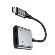 UPA34 2-in-1 USB-C to 3.5mm Aux and USB-C charging adapter