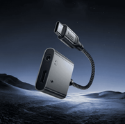 UPA34 2-in-1 USB-C to 3.5mm Aux and USB-C charging adapter