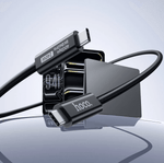 US15 240W USB4 USB-C to USB-C braided charging and data cable, 2 meters