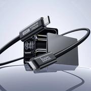 US15 240W USB4 USB-C to USB-C braided charging and data cable, 2 meters