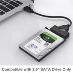 USB 3.0 to SATA Adapter Cable 2.5 Inch 5Gbps 22 Pin