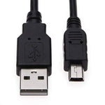 USB-A - Mini USB / Proprietary Charger Cable for Asus Phones (legacy) (Black) 1m - ↔ Mini-USB / Black - Electronics