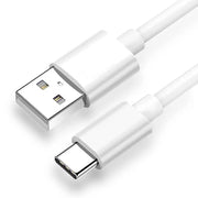 USB-A to USB-C Charger Cable for LG Phones (White) 1m - White - Electronics Accessories