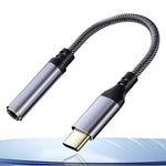 USB-C to 3.5mm Headphone Jack Audio Adapter with DAC for Android iPad & Devices