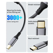 USB-C to 3.5mm Headphone Jack Audio Adapter with DAC for Android iPad & Devices