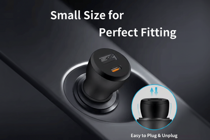 Car charger installed in vehicle power socket