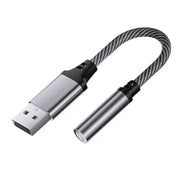 USB to 3.5mm Audio Adapter Cable for Car Computer & Speaker (USB 3.5mm)