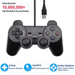 USB Wired Gaming Controller for PC & Laptop – Windows Gamepad