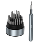 UT11 31-in-1 precision screwdriver set with magnetic handle and compact tower case