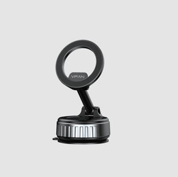 VFAN H08 magnetic suction cup phone holder in black