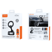 VFAN H08 magnetic suction cup phone holder in black