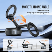 VFAN H08 magnetic suction cup phone holder in black