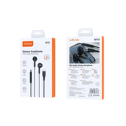 VFAN M18 black Type-C wired stereo earphones with digital audio chip