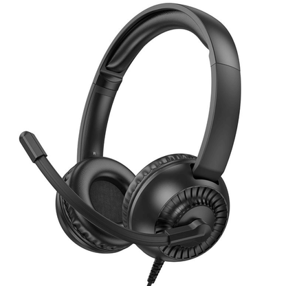 W112 Pure wired call center headset front view