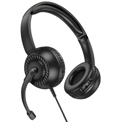 W112 Pure call center headset side angle