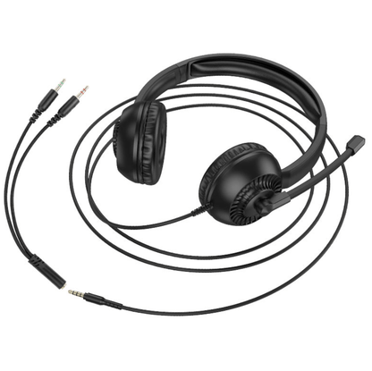 W112 Pure headset with 3.5mm AUX and USB-A connectors