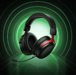 W116 gaming headset featuring 2.4GHz low-latency wireless connectivity