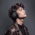 W64 wireless headphones featuring a foldable design for convenient storage