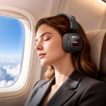 W72 headphones featuring an infinity-style Abyss Mirror LED light effect